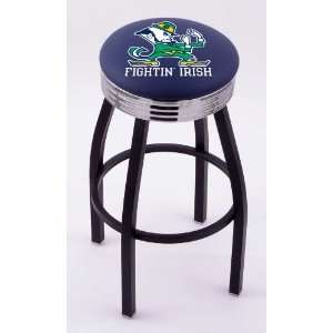  Notre Dame Fighting Irish 25 Single ring swivel bar stool 