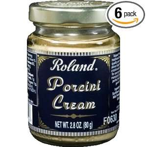 Roland Porcini Cream From Italy, 2.8 Ounce Glass (Pack of 6)