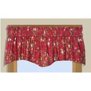  Climbing Rose Lined M shaped Valance