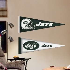 NFL New York Jets NFL Pennant Vinyl Wall Graphic Decal Sticker Poster 