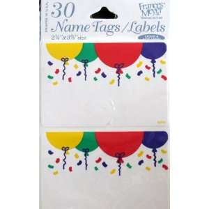  Frances Meyer 30 Name Tags/ Labels: Surprise Balloons 
