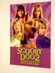 RARE MINT PROMO CARD SCOOBY DOO 2 MONSTERS UNLEASHED P1  