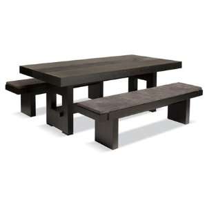   Dining Table with Benches   MOTIF Modern Living Furniture & Decor