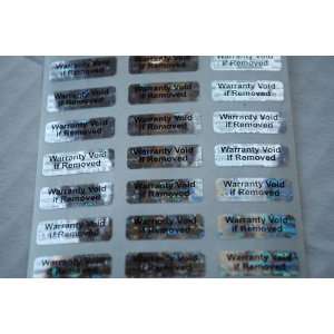  1000 Small Hologram Warranty Void Labels/Stickers/Seals 