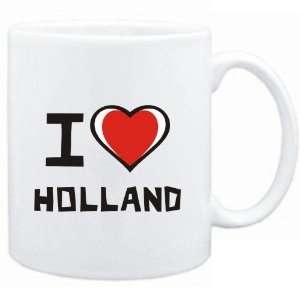  Mug White I love Holland  Usa Cities