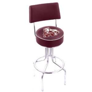  Mississippi State University Steel Stool with Back, 4 