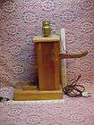 Wooden Water Pump 13+ Electric Lamp Light 7+x4 Base