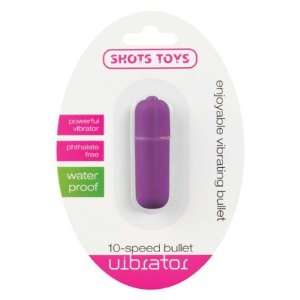    Shots 10 speed bullet vibrator   purple