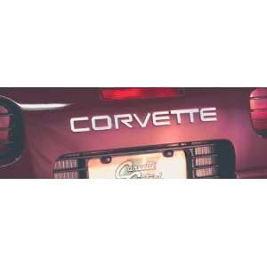  1991 1996 Corvette Acrylic Rear Letter Set Chrome 