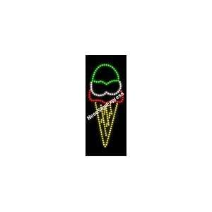 Ice Cream Logo LED Sign
