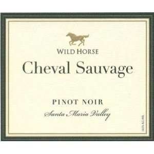  2005 Wild Horse Cheval Sauvage Pinot Noir 750ml: Grocery 