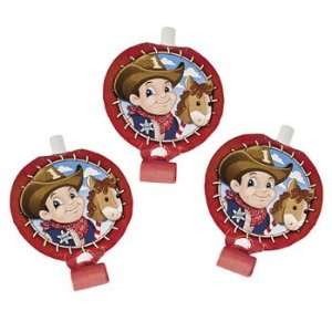   Birthday Cowboy Blowouts   Novelty Toys & Noisemakers Toys & Games