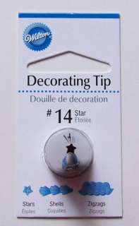 Wilton Decorating Tip #14 OPEN STAR TIP  
