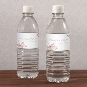  Autumn Leaf Water Bottle Label   Fall Theme   Pkg of 24 