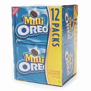 Nabisco Cookie Snack Packs, Mini Oreo 12 packs (Quantity 