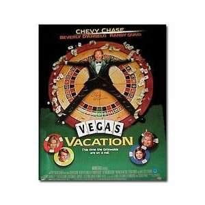    Chevy Chase Signed Vegas Vacation Movie Poster: Home & Kitchen