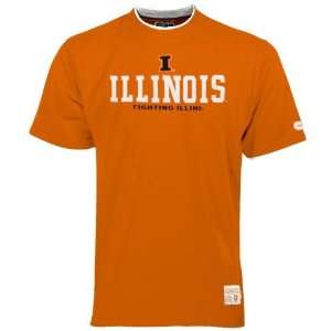   Illinois Fighting Illini Orange Quick Hit T shirt: Sports & Outdoors