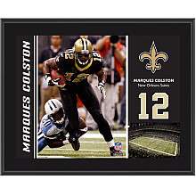   New Orleans Saints Marques Colston 10.5 x 13 Sublimated Plaque
