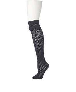 Black (Black) Bow Detail Over Knee Socks  229722401  New Look
