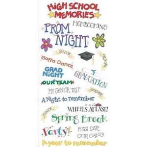   : Me & My Big Ideas Sticker Sheet High School Sayings: Home & Kitchen