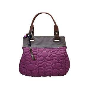  Fossil ZB4423 Key Per Nylon Shopper Purple Handbag 