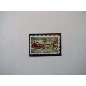   US Postage Stamp, S# 1551, Christmas Currier & Ives 