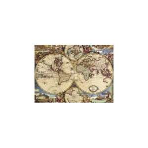  Map of the World   2000 Pieces Jigsaw Puzzle Toys & Games