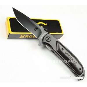 browning folding knife pocket knife outdoor knife black wood handle 