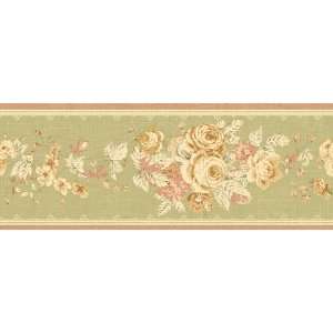   Sage Wallpaper Border by Waverly in Master Suites: Home Improvement