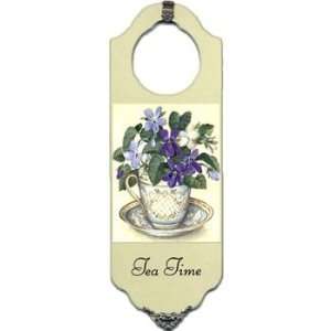 Tea Time Doorknob Hanger 