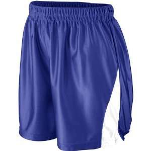  Augusta Sportswear Girls Dazzle Elite Shorts PURPLE/ WHITE 