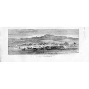    Necastle From Fort Terror 1881 Transvaal War Africa