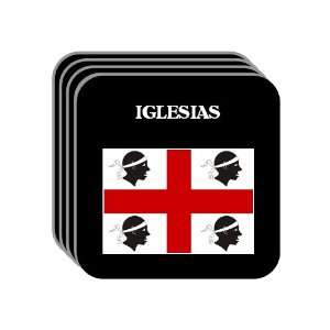 Italy Region, Sardinia (Sardegna)   IGLESIAS Set of 4 Mini Mousepad 