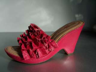 New BORN CROWN Black Pink Champagne BITTY Ruffle Shoes  