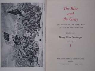   THE GRAY   1950   FIRST EDITION   CIVIL WAR FIRST HAND ACCOUNTS  