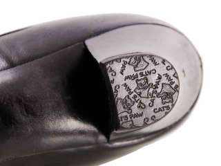   Shoes Oxfords 1930s Black Leather Cutout/Peeptoe Sz 7 Orig Box  