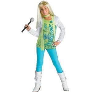  Child Hannah Montana Costume with Shrug and Wig: Toys 