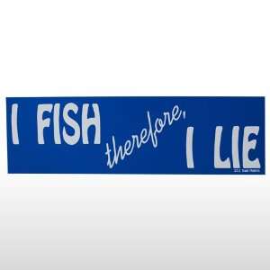  211 Fish Lie Bumper Sticker: Toys & Games