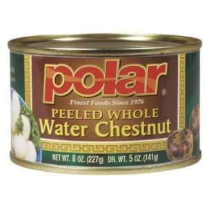 12 Pack Case of 8 oz. Cans of Whole Water Chestnuts  