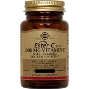 Solgar, Ester C Plus 1000 mg Vitamin C, 180 Tablets (Ester C Ascorbate 