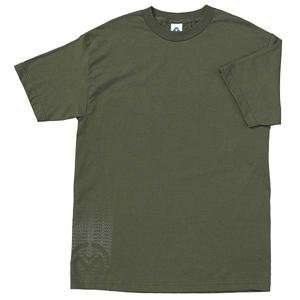  Moose Racing Fade T Shirt   Medium/Army Green Automotive