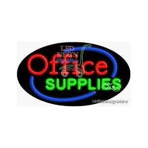 Office Supplies Neon Sign 17 Tall x 30 Wide x 3 Deep