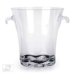   Qt Polycarbonate Ice Bucket w/6 Clear PC Tongs