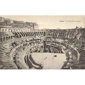   Postcard Interior of the Colosseum   Rome Italy 