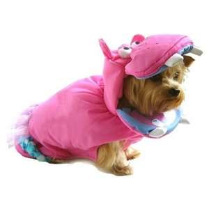  Halloween Pink Hippo Dog Costume: Toys & Games