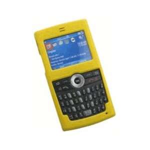  Rubberized Plastic Phone Case Cover Yellow For Samsung BlackJack 
