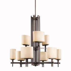  Kichler Lighting 2310OZ 9 Light Delavan Chandelier, Olde 