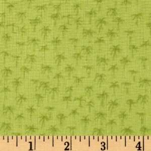   Bay Tonal Palm Trees Lime Fabric By The Yard Arts, Crafts & Sewing