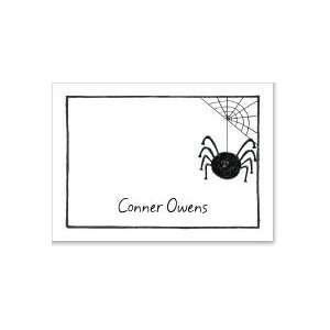 Black Spider Folded Notecard