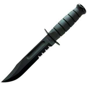  Ka Bar   Black Fighting Knife, Kydex Sheath, 7 in 